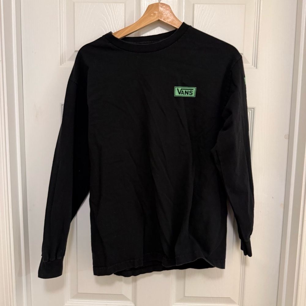 EUC Vans Off The Wall Binary Grid Long Sleeve T-Shirt